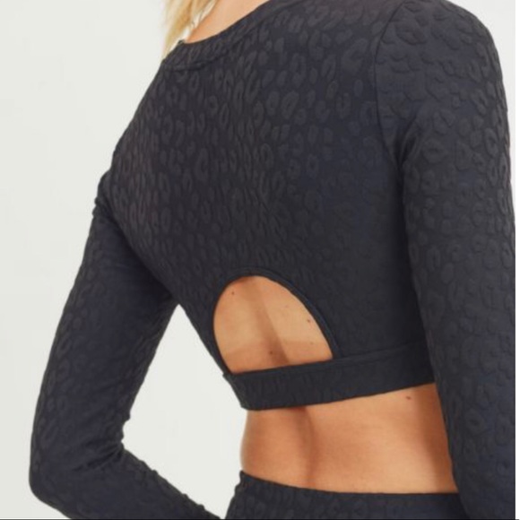 Last M • Leopard Jacquard Long Sleeve - Picture 2 of 4